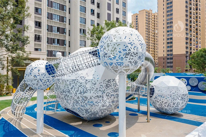 歡迎來到快樂星球︱飛友社區(qū)公園：東莞常平金地名著兒童游樂場(chǎng)地